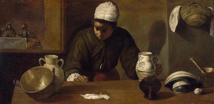 Kitchen Scene with the Supper in Emmaus